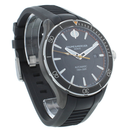 Baume & Mercier Clifton Club Black Dial 42mm Automatic Men's Watch M0A10339