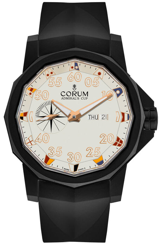 Corum Admirals Cup Competition White Dial Automatic 48mm Men's Watch A690/04313