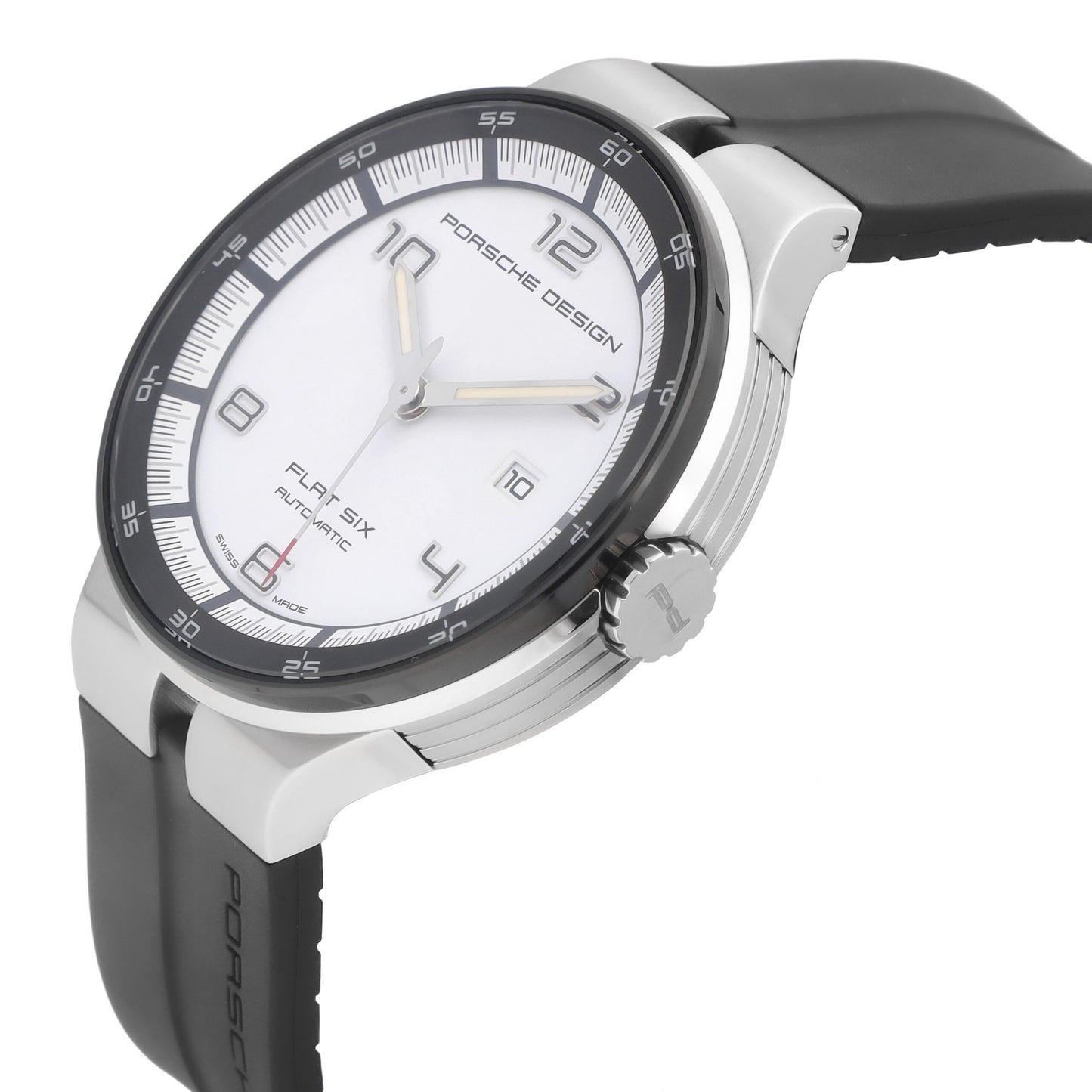 Porsche Design Flat Six 44mm Automatic White Dial Men’s Watch P.635042641254