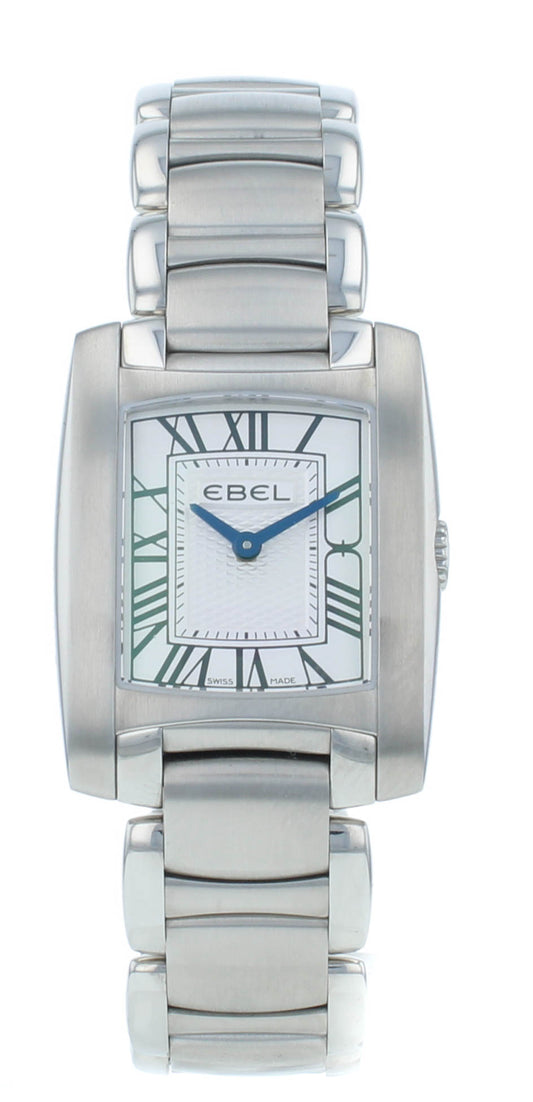 Ebel Brasilia Mini Quartz Steel Silver Dial 23.7 mm Ladies Watch 1216033