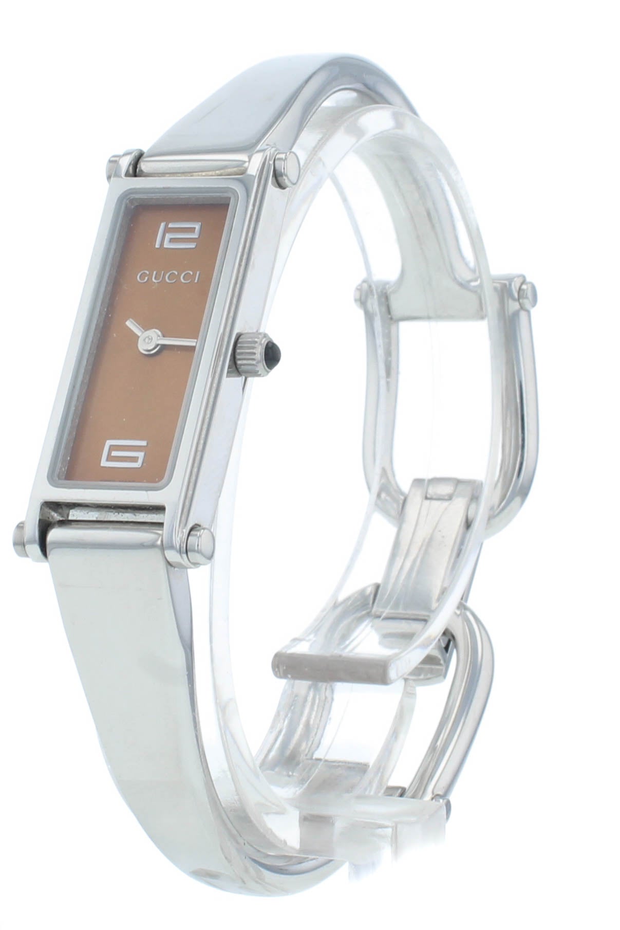 Pre-Owned Gucci Horsebit Quartz Stainless Steel 12mm Ladies Watch 1500L