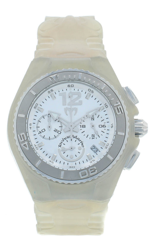 TechnoMarine Cruise Mini Chronograph Silver Dial 34mm Quartz Ladies Watch 109003