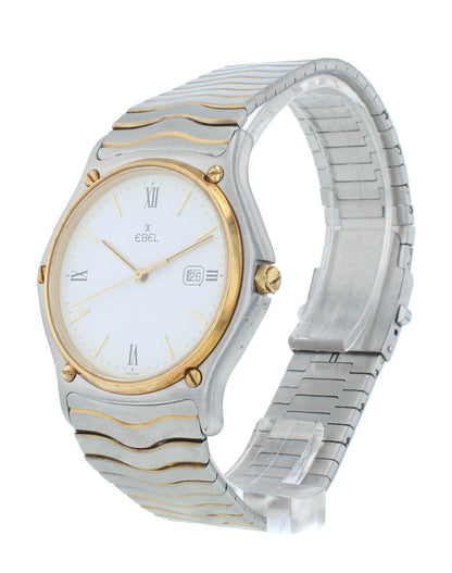 Pre-Owned Ebel Sport Classic 34mm Quartz Steel & 18kt Gold Unisex Watch 183903