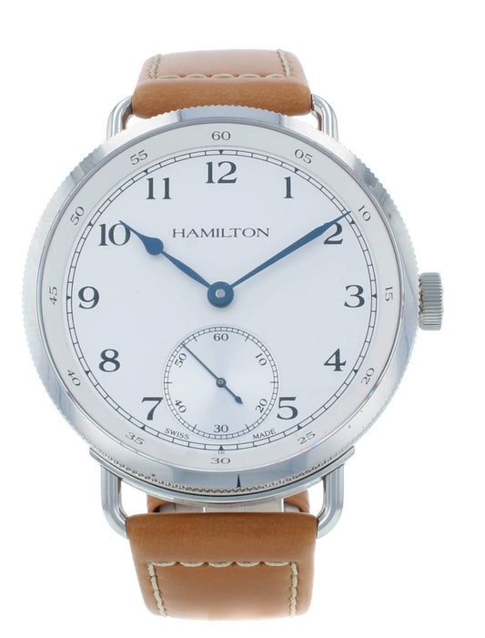 Hamilton Khaki Navy Pioneer Mechanical 46mm White Dial Men's Watch H78719553