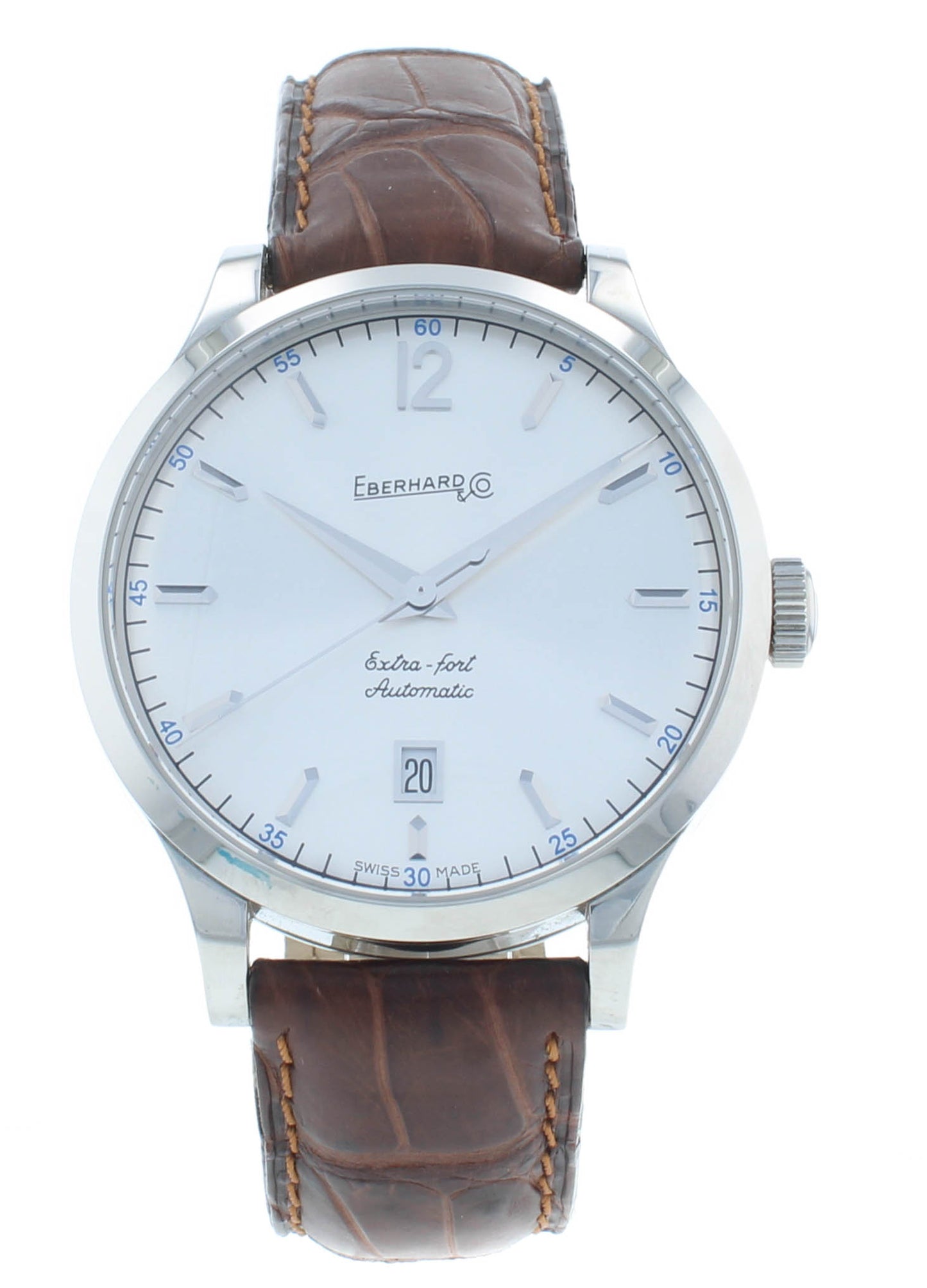 Eberhard & Co. Extra-Fort 40mm Automatic Silver Dial Men's Watch 41029.CP