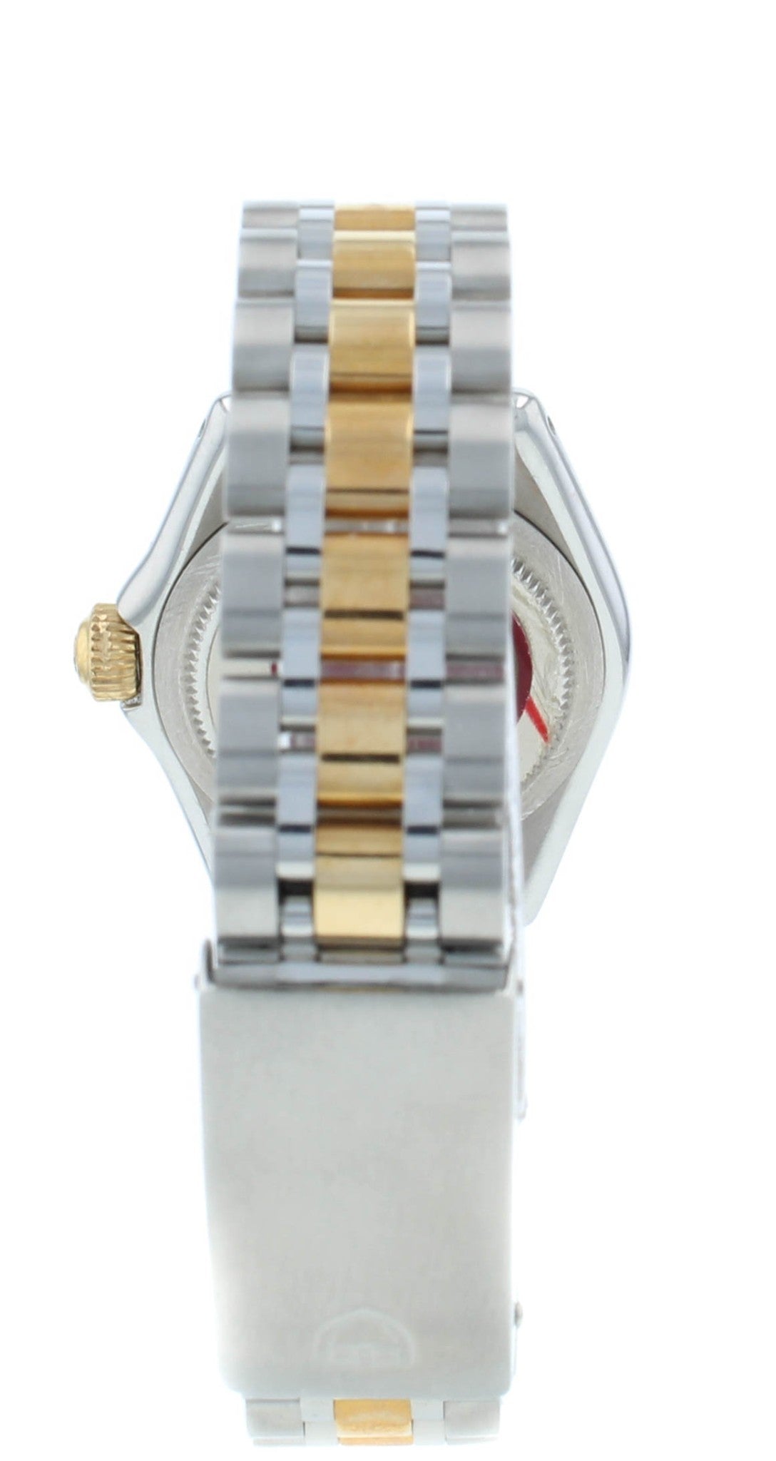 Tudor Monarch Steel & 18kt Gold White Dial 27mm Quartz Ladies Watch 15853