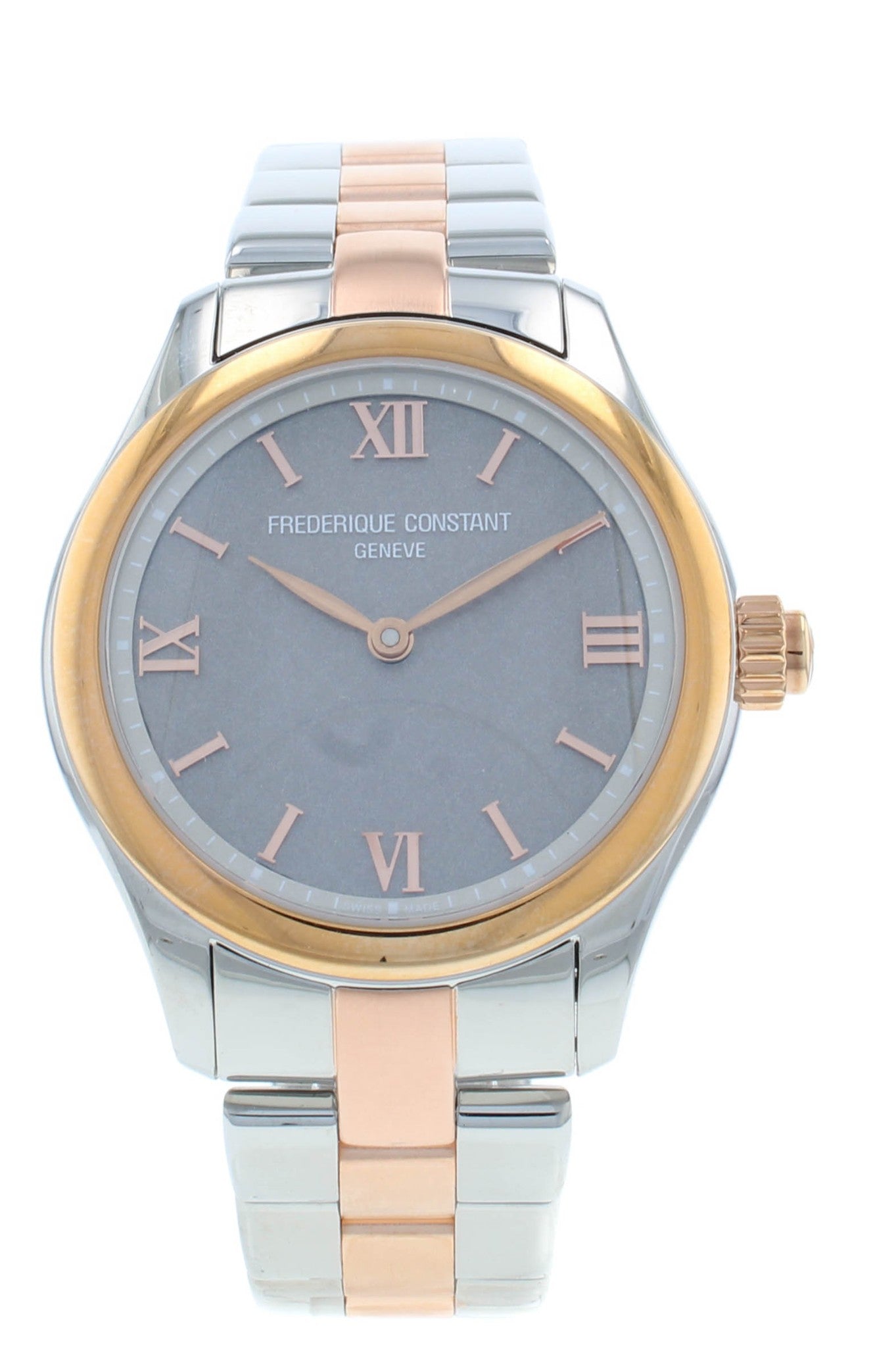 Frederique Constant Vitality 36mm Gray Dial Ladies Smartwatch FC-286BG3B2B