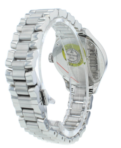 Ebel Onde Quartz Diamond Dial 30mm Steel &18kt Rose Gold Ladies Watch 1216095