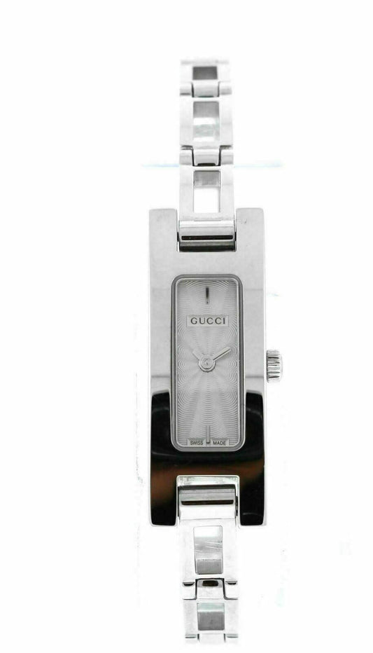 Gucci 3900 Silver Dial Stainless Steel Ladies Quartz Watch YA039533 MSRP $935.00
