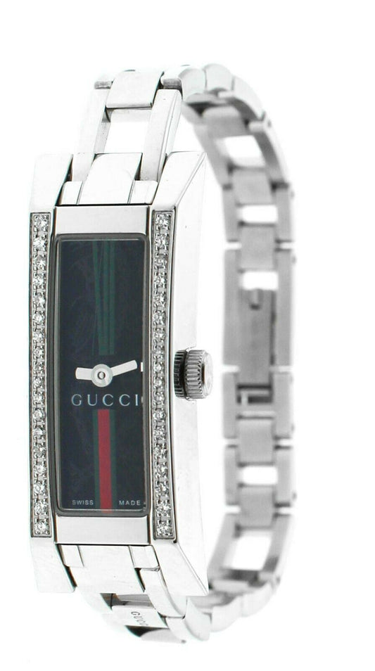 Store Display Model Gucci 110 G Women's Quartz Watch YA110513 MSRP $2,195.00