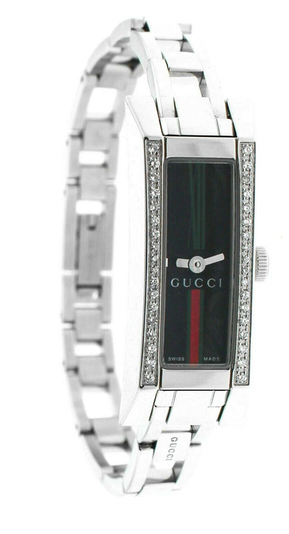 Store Display Model Gucci 110 G Women's Quartz Watch YA110513 MSRP $2,195.00