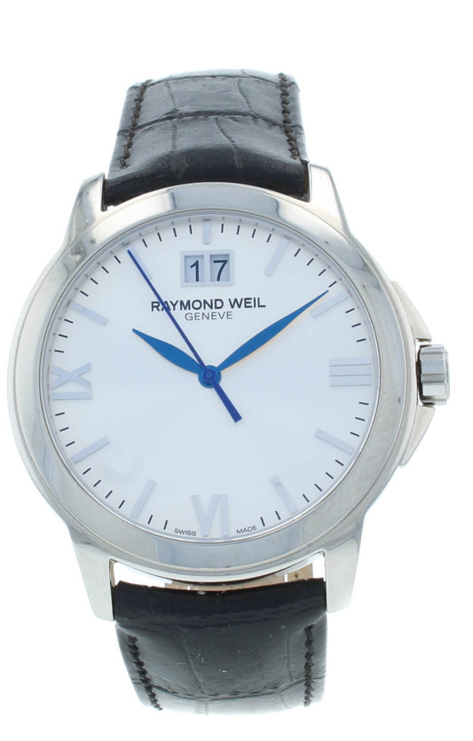 Raymond Weil Tradition Silver Dial 39mm Quartz Men's Watch 5476-ST-00657