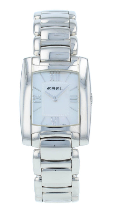 Ebel Brasilia Quartz 23.7mm White MOP Dial Stainless Steel Ladies Watch 9976M22