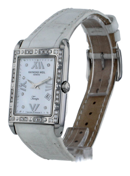 Raymond Weil Tango White Diamond Dial Quartz 24mm Ladies Watch 5981-STS-97650