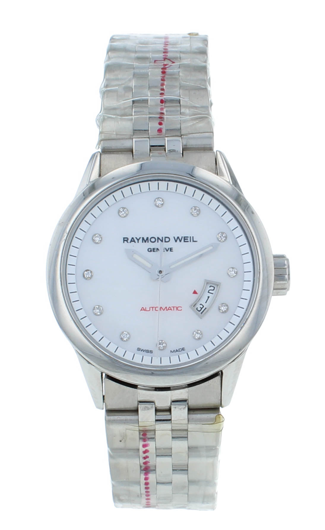 Raymond Weil Freelancer 29mm Automatic Silver Dial Ladies Watch 2430-ST-97081