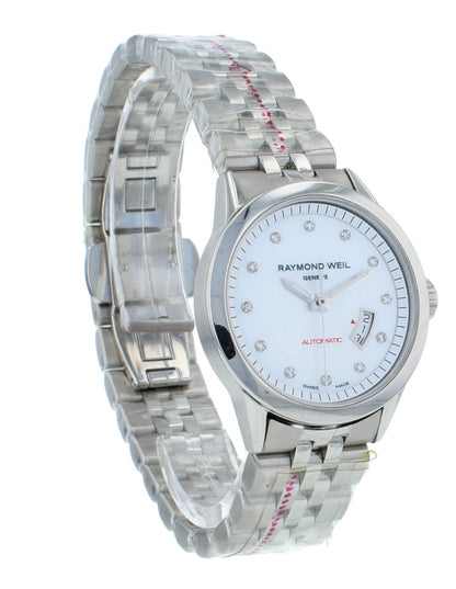 Raymond Weil Freelancer 29mm Automatic Silver Dial Ladies Watch 2430-ST-97081