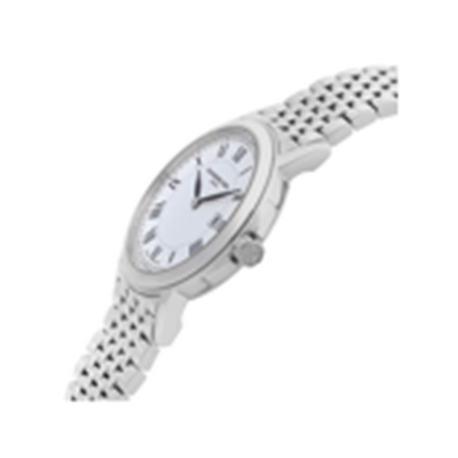 Raymond Weil Tradition 28mm White Dial Steel Quartz Ladies Watch 5966-ST-00300