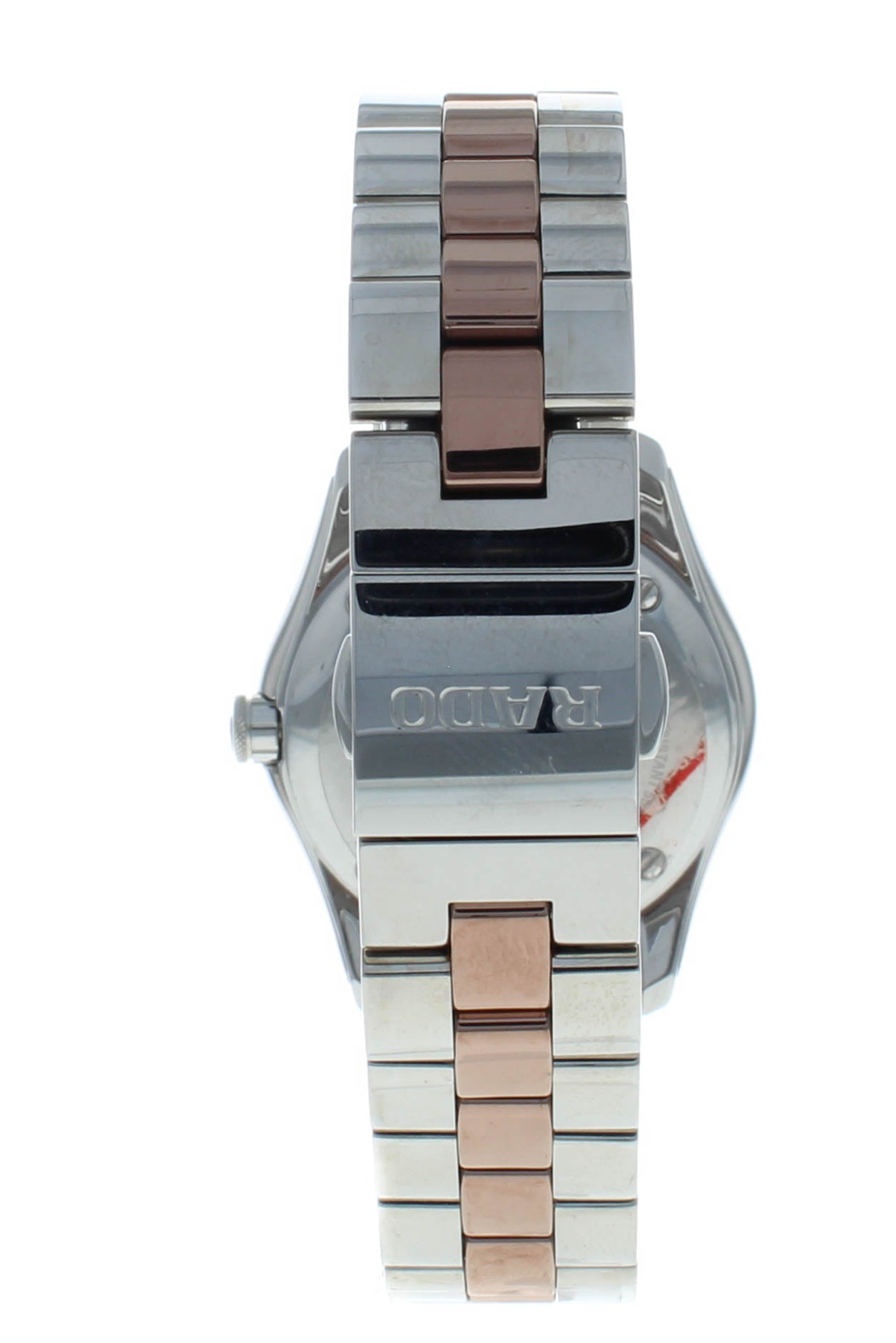 Rado Hyperchrome Quartz Two-Tone Silver Dial 32mm Steel Ladies Watch R32979102