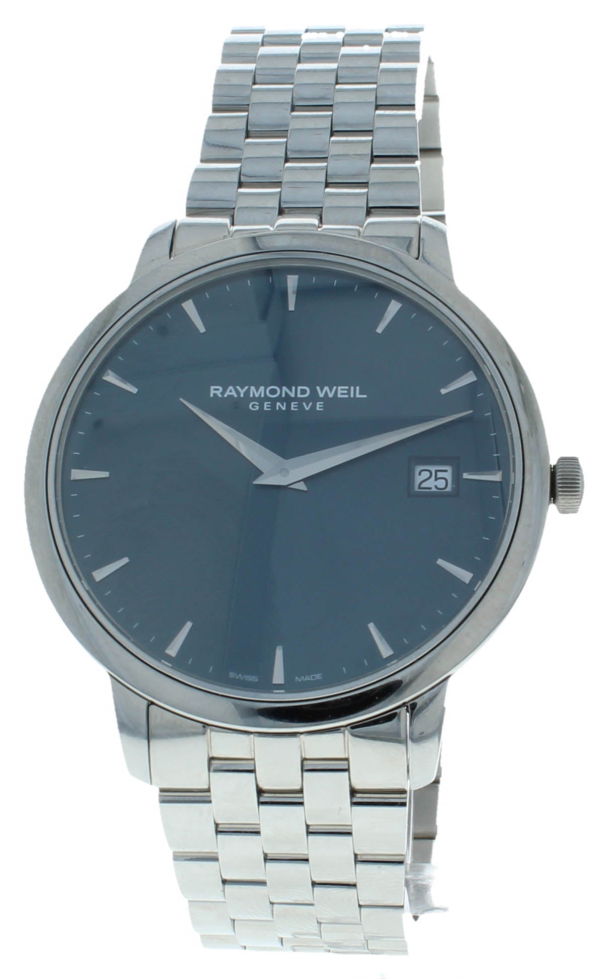 Raymond Weil Toccata Quartz Blue Dial Men's 42mm Steel Watch 5588-ST-50001