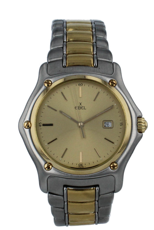 Pre-Owned Ebel 1911 Quartz 34mm Stainless Steel & 18k Gold Ladies Watch 187902