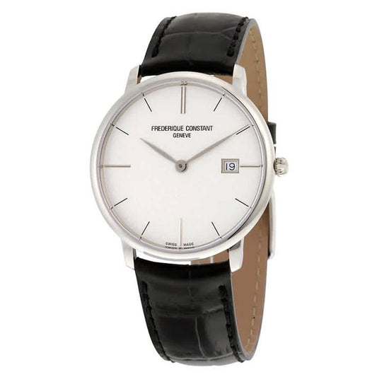 Frederique Constant Slimline 38mm Quartz Silver Dial Men's Watch FC-220S5S6