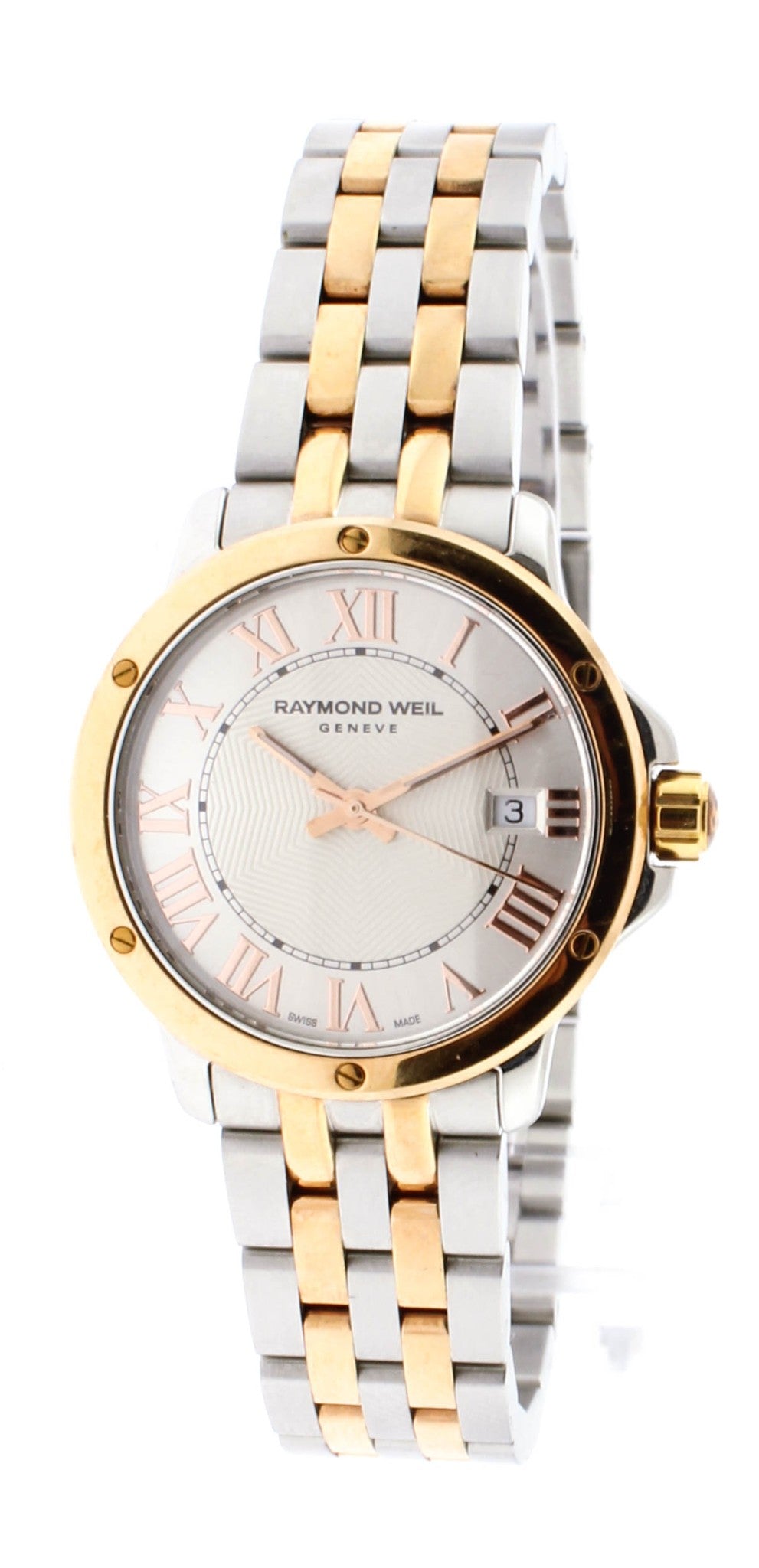 Raymond Weil Tango Silver Dial Ladies Two Tone Quartz Watch 5391-SB5-00658