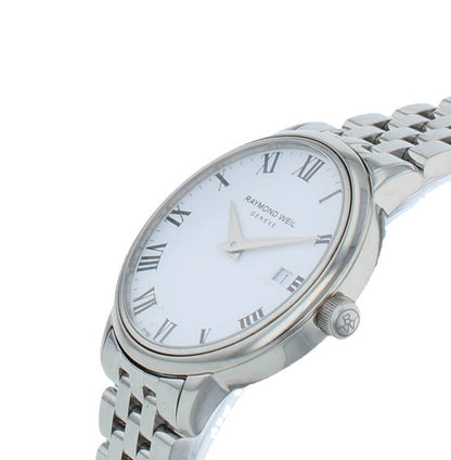 Raymond Weil Toccata Quartz White Dial Ladies 29mm Steel Watch 5988-ST-00300